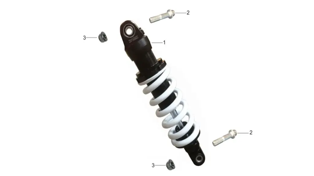TD125-Rear Shock Assembly