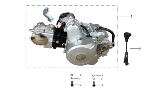 [AU125-2-A13] AU125-2-Engine Assembly