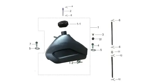 [KMB-A15] KMB-Fuel Tank Assembly
