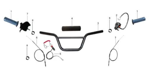 [AY70-2-A01] AY70-2-Handlebar Assembly