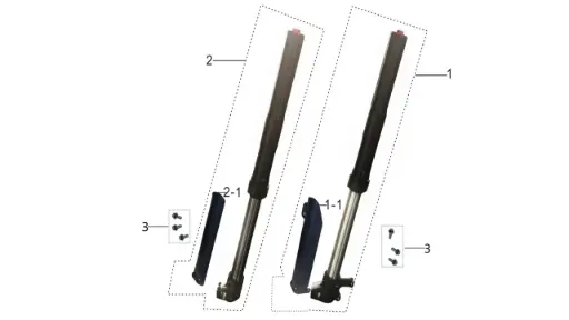 [TD125-A06] TD125-Front Shock Assembly