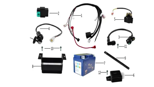 [TD125-A16] TD125-Electric Component Assembly