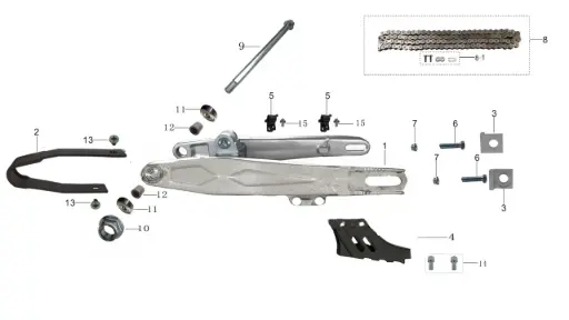 [TS90-A09] TS90-Swingarm Kit