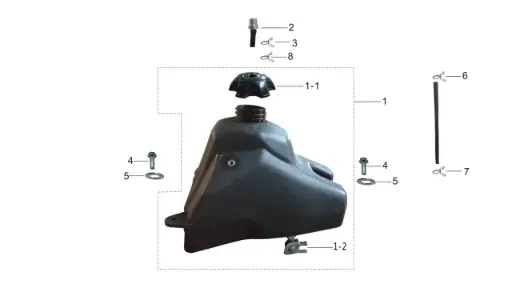 [TS90-A18] TS90-Fuel Tank Assembly