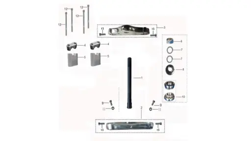 [TSD110-A05] TSD110-Clamps Assembly